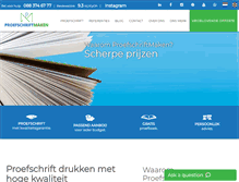 Tablet Screenshot of proefschriftmaken.nl